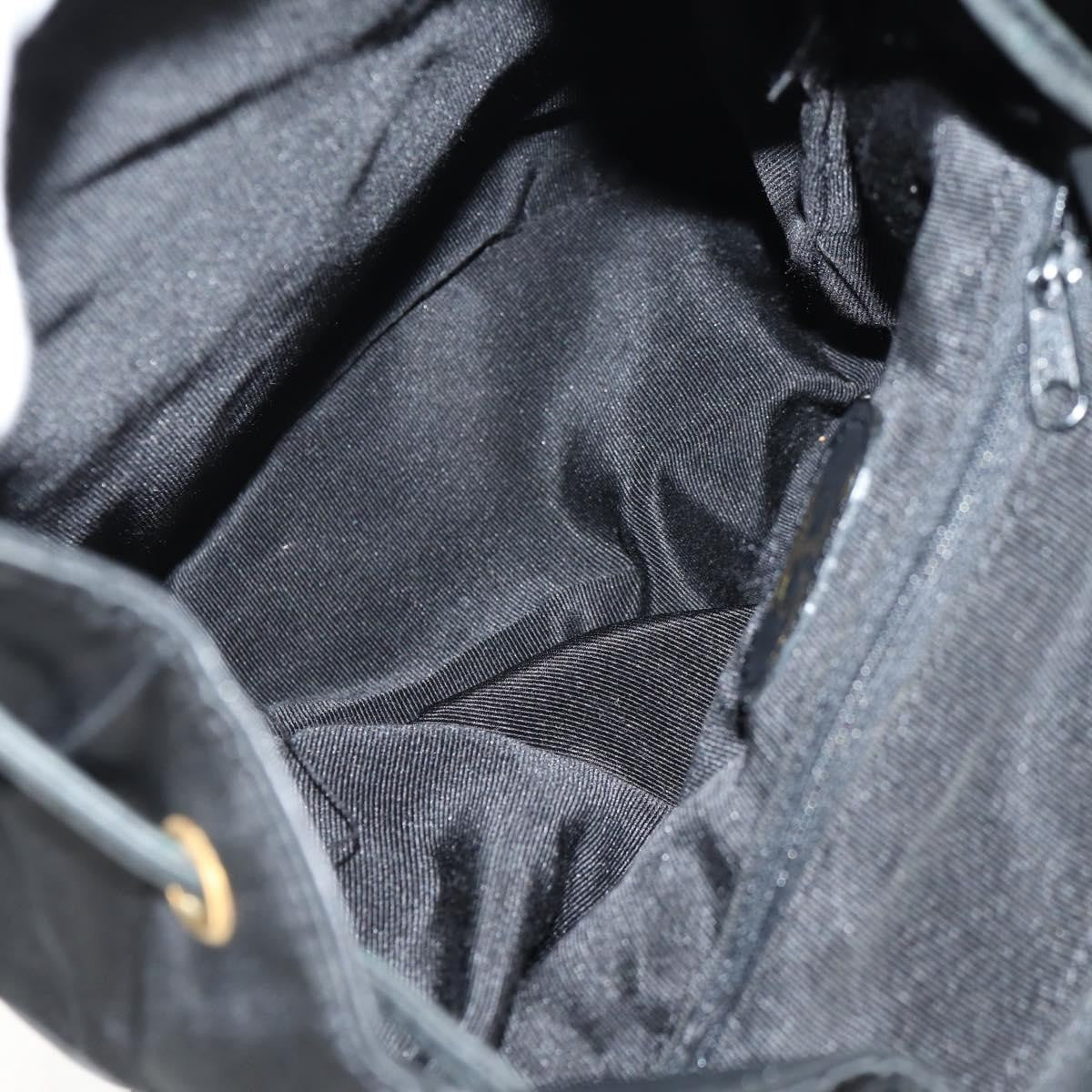 Valentino Garavani Backpack Nylon Black Nylon Backpack Bag (Authentic  )