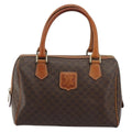 Celine Vintage Triomphe Handbag Canvas Brown Canvas Handbag ( )