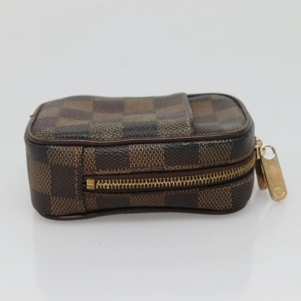Louis Vuitton Etui Okapi Camera Case Damier Brown Canvas Bag (Authentic  )