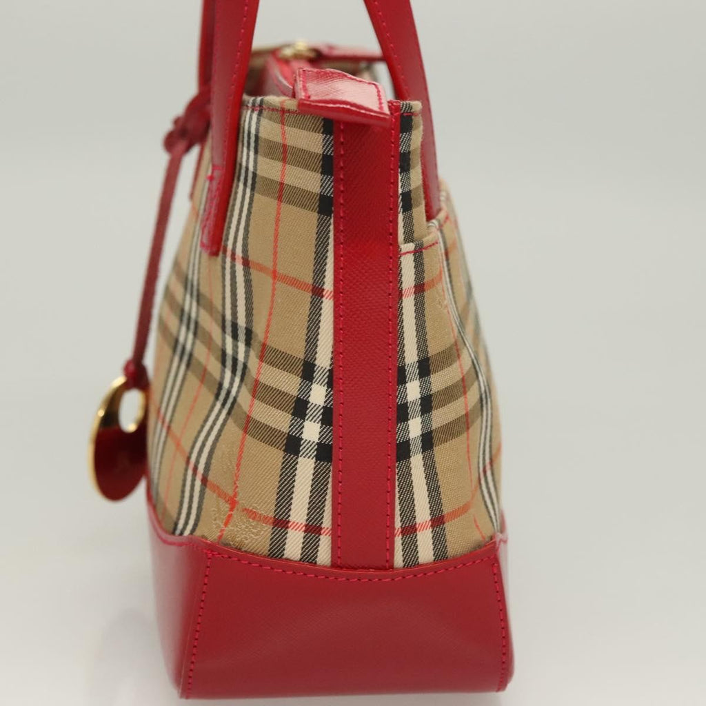 Burberry Nova Check Handbag Nova Check Canvas And Leather Beige Canvas Handbag (Authentic  )