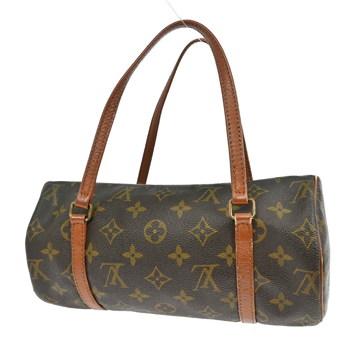 Louis Vuitton Papillon Handbag Monogram Canvas Brown Canvas Handbag ( )