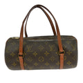 Louis Vuitton Papillon Handbag Monogram Canvas Brown Canvas Handbag ( )