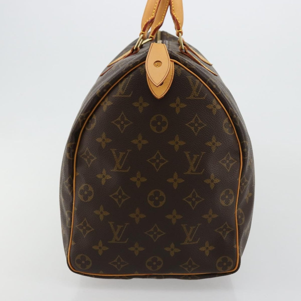 Louis Vuitton Speedy Handbag Monogram Canvas Brown Canvas Handbag ( )