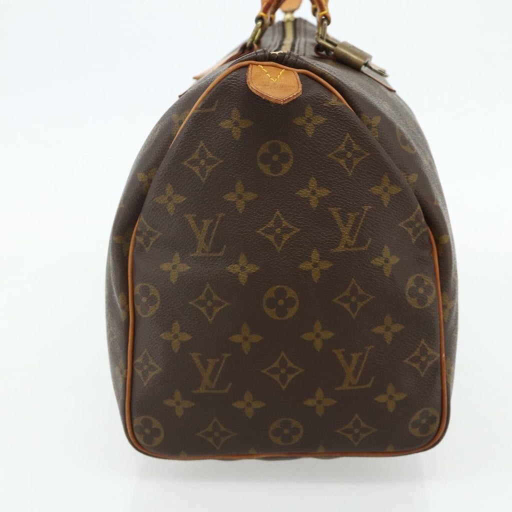 Louis Vuitton Speedy Handbag Monogram Canvas Brown Canvas Handbag ( )