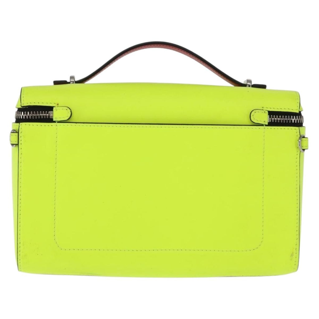Christian Louboutin Kypipouch Crossbody Bag Leather Yellow Leather Handbag (Authentic  )