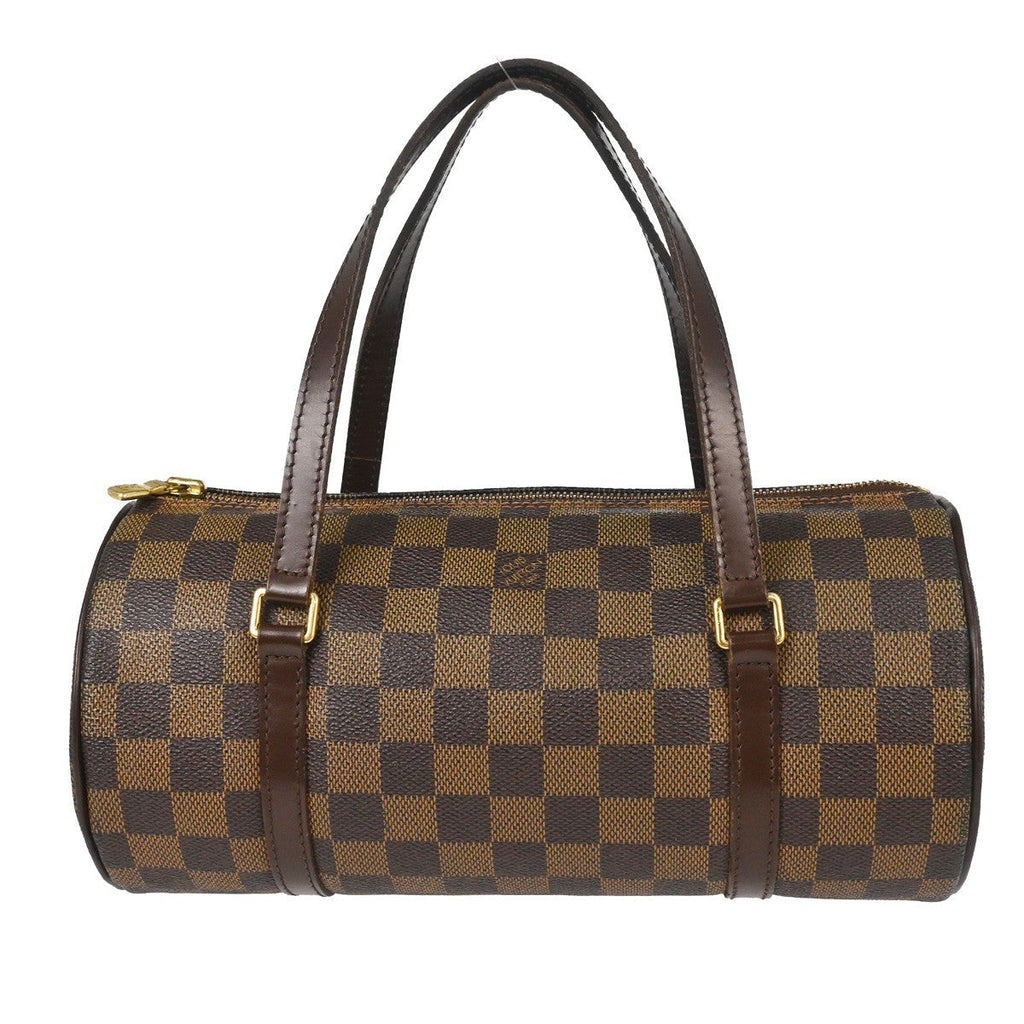 Louis Vuitton Papillon Handbag Damier Brown Canvas Handbag ( )