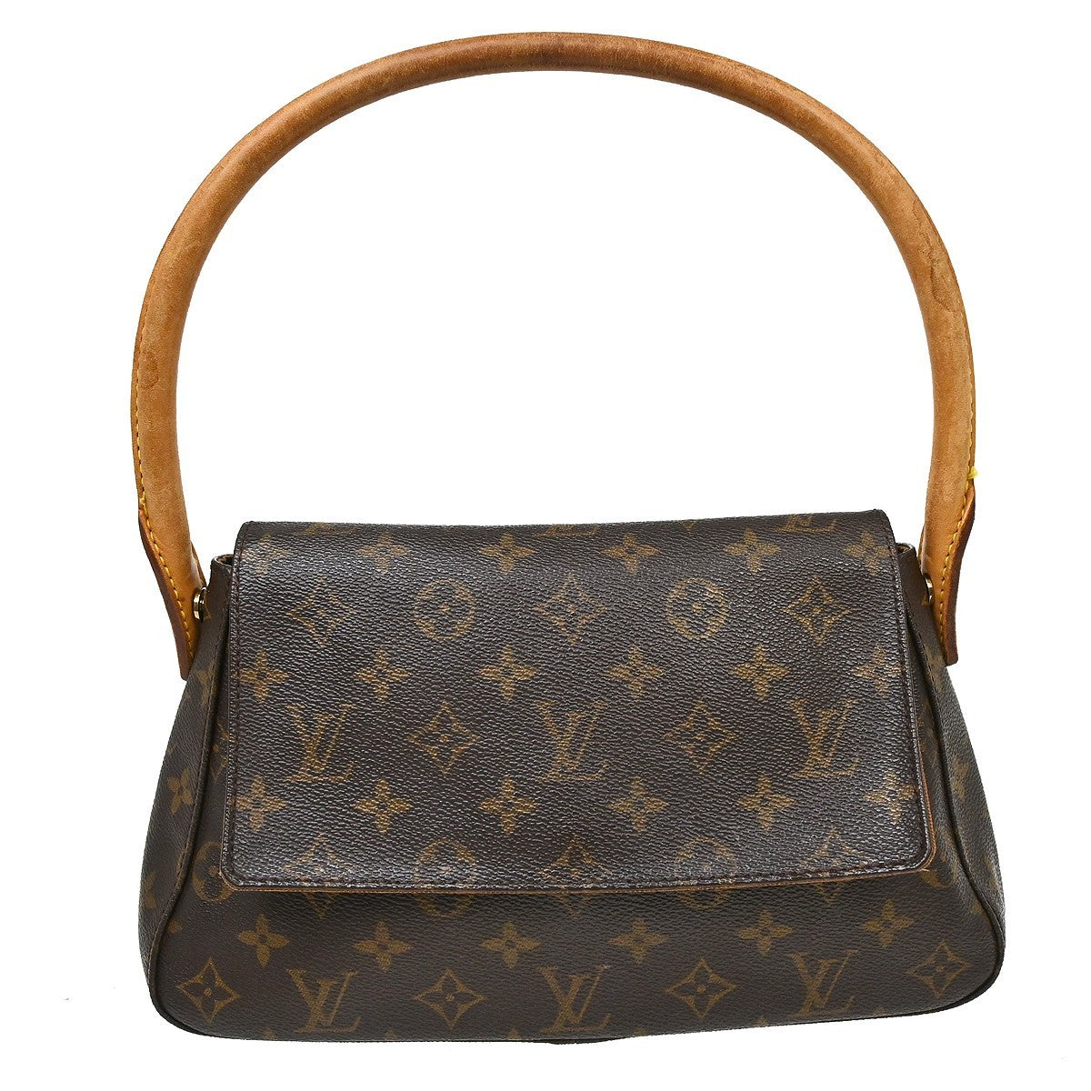 Louis Vuitton Monogram Looping Handbag Monogram Canvas Brown Canvas Handbag ( )