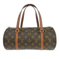 Louis Vuitton Papillon Handbag Monogram Canvas Brown Canvas Handbag ( )