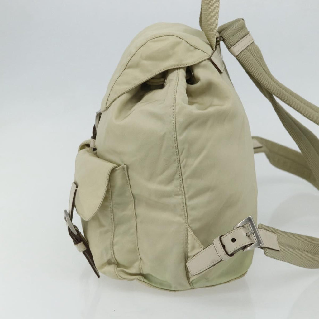 Prada Sac À Dos Re-Nylon Nylon Beige Nylon Backpack Bag ( )
