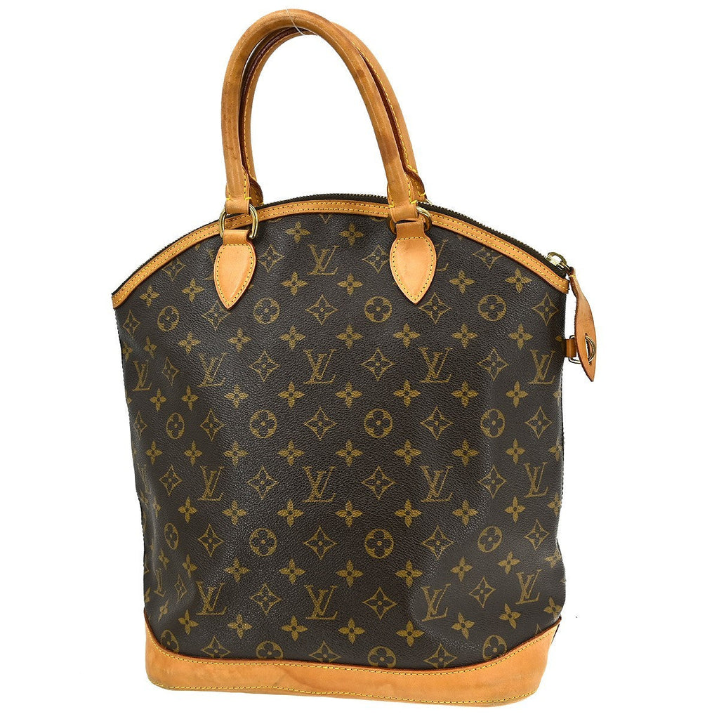 Louis Vuitton Lockit Handbag Monogram Canvas Brown Canvas Handbag ( )