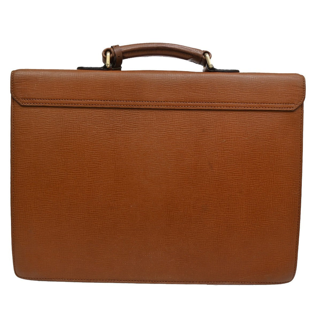 Burberry Dk88 Briefcase Bag Leather Brown Leather Briefcase Bag ( )