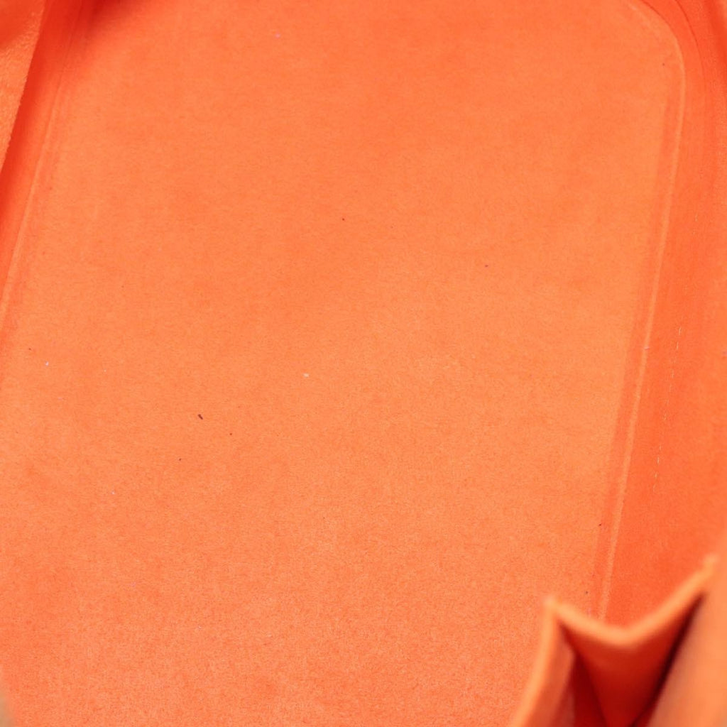 Louis Vuitton Alma Handbag Epi Leather Orange Leather Handbag (Authentic  )