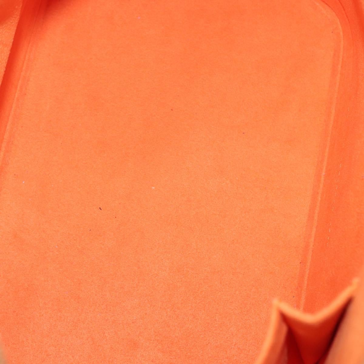 Louis Vuitton Alma Handbag Epi Leather Orange Leather Handbag (Authentic  )