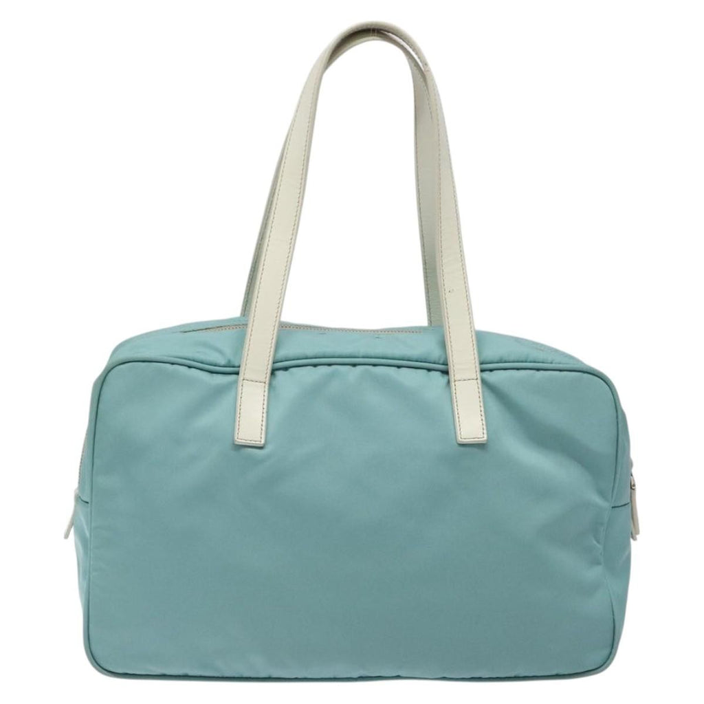 Prada Vintage Handbag Tessuto Blue Nylon Handbag ( )