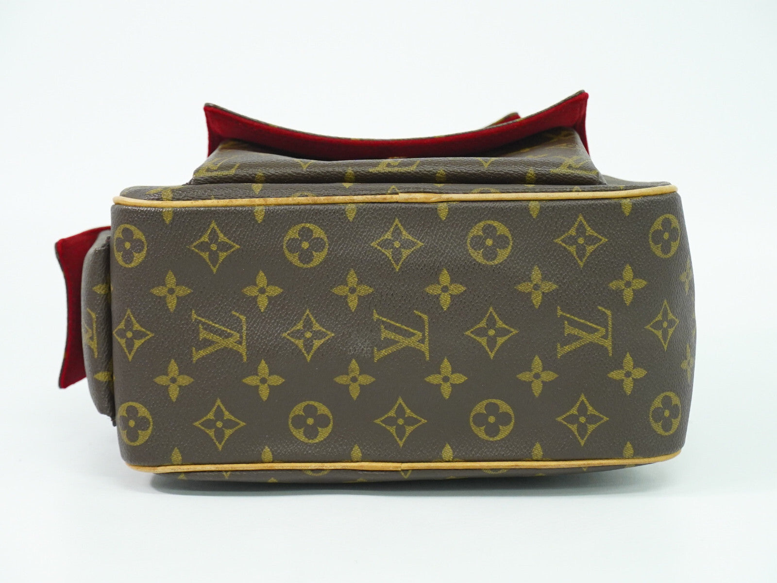 Louis Vuitton Excentri-Cite Handbag Monogram Canvas Brown Canvas Handbag (Authentic  )