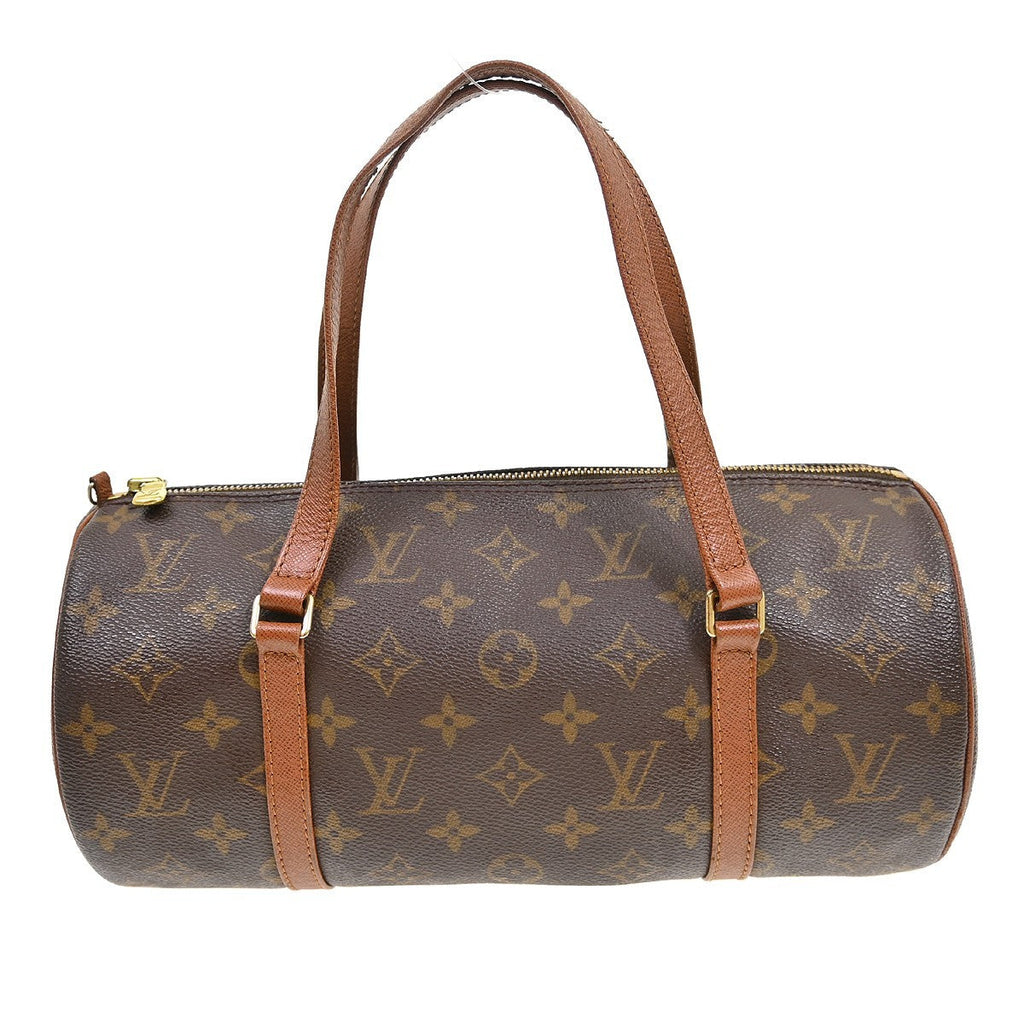 Louis Vuitton Papillon Handbag Monogram Canvas Brown Canvas Handbag ( )