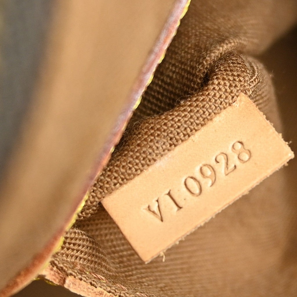 Louis Vuitton Alma Handbag Monogram Canvas Brown Canvas Handbag ( )