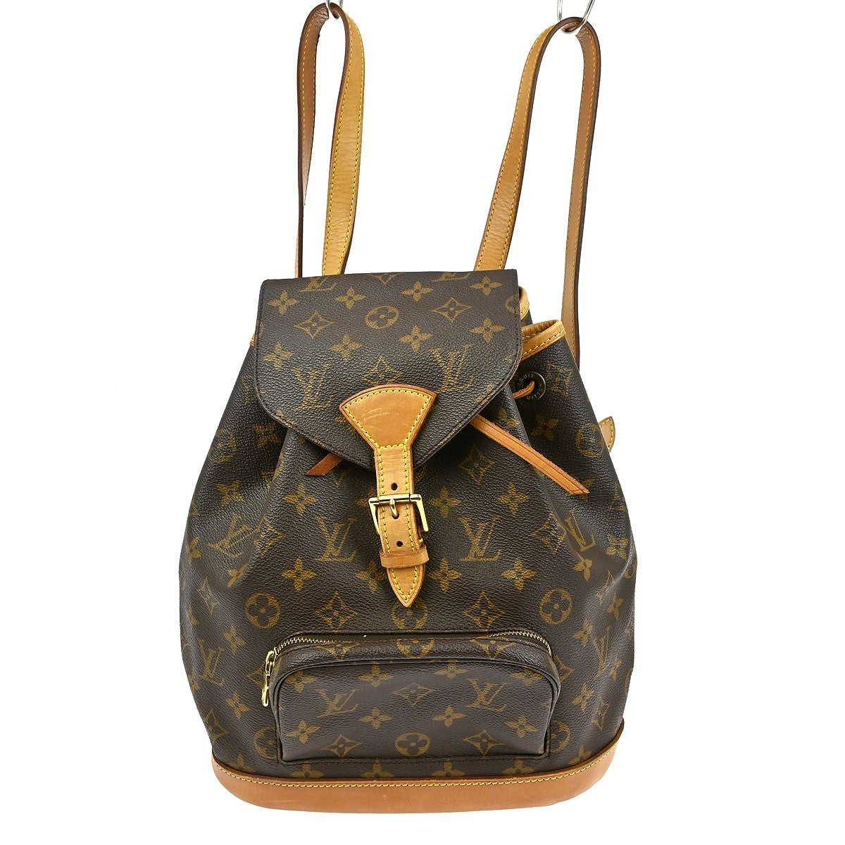 Louis Vuitton Montsouris Backpack Monogram Canvas Brown Canvas Backpack Bag ( )