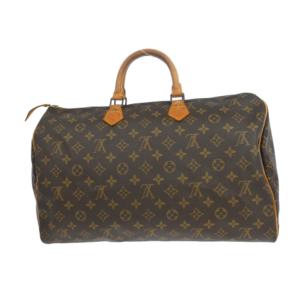 Louis Vuitton Speedy Handbag Monogram Canvas Brown Canvas Handbag ( )