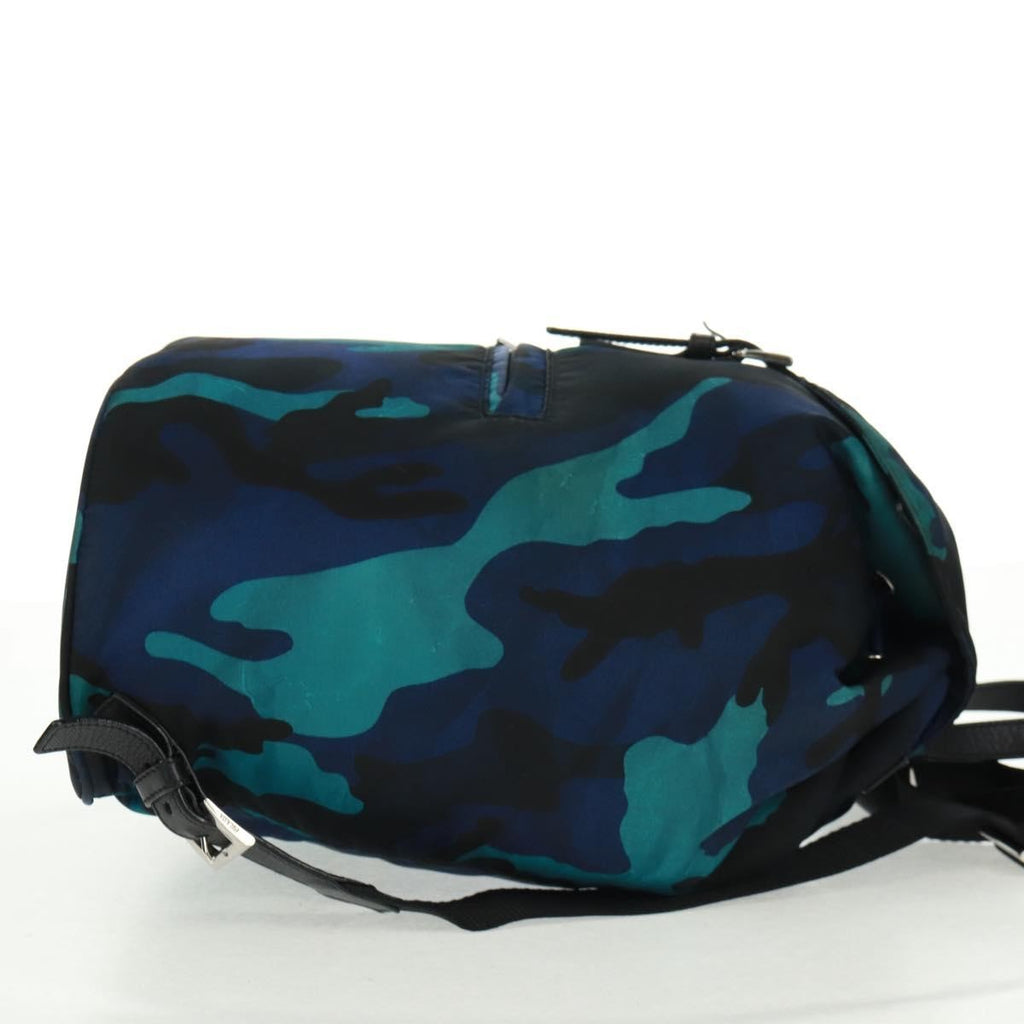 Prada Camouflage Backpack Tessuto Multicolour Nylon Backpack Bag (Authentic  )