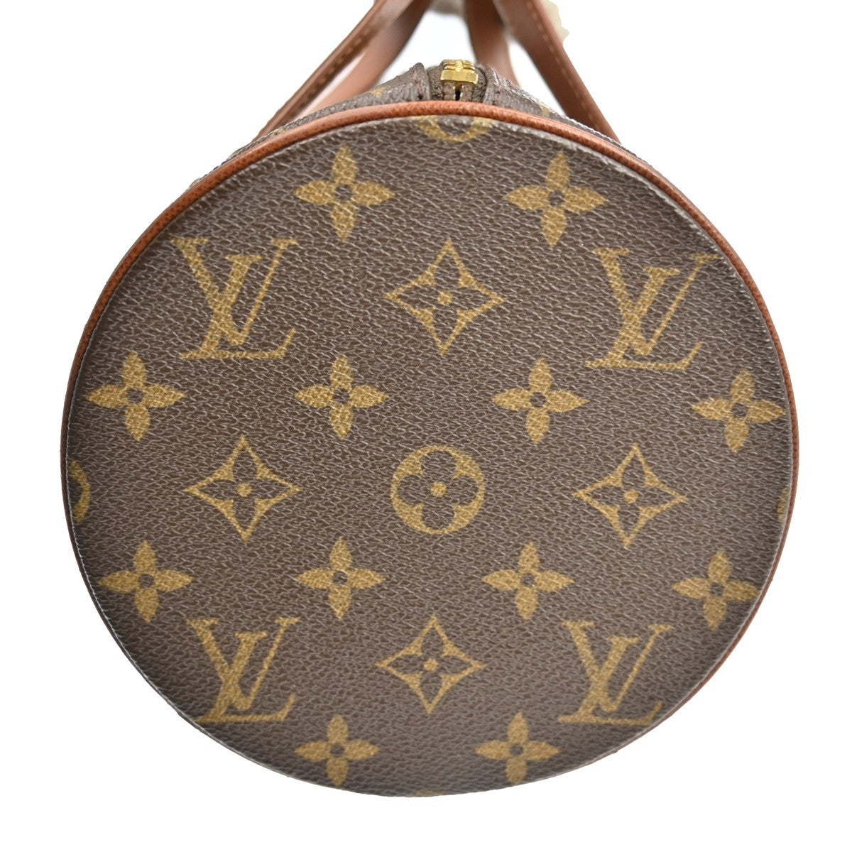 Louis Vuitton Papillon Handbag Monogram Canvas Brown Canvas Handbag ( )