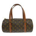 Louis Vuitton Papillon Handbag Monogram Canvas Brown Canvas Handbag ( )