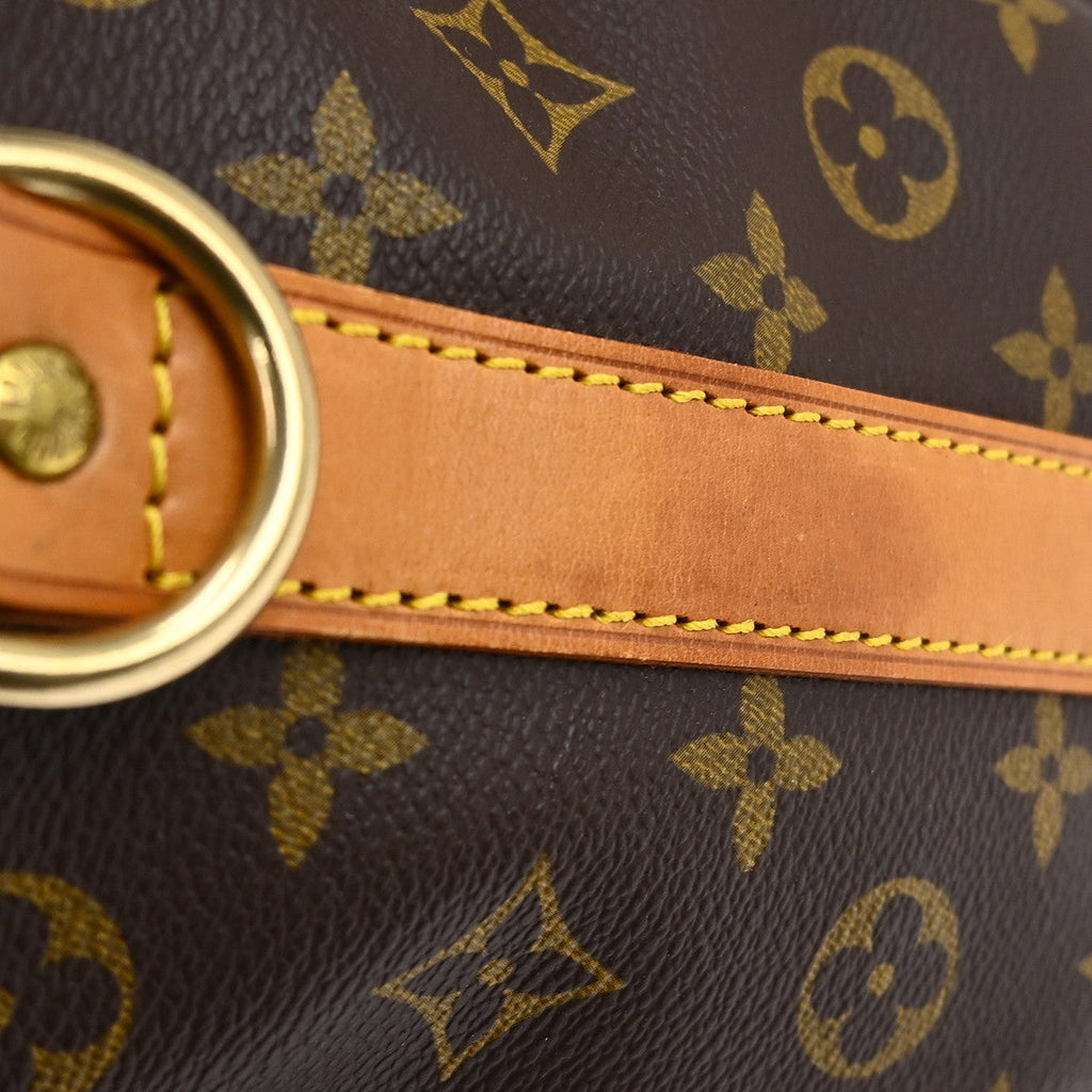 Louis Vuitton Keepall Bandouliere Bag Monogram Canvas Brown Canvas Handbag (Authentic  )