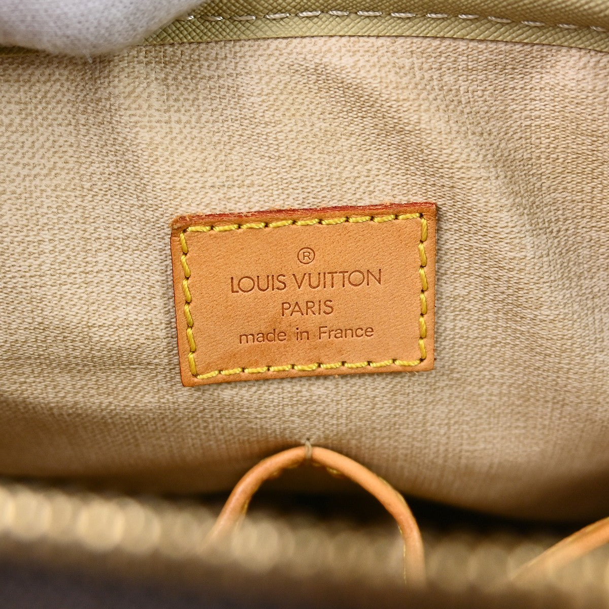 Louis Vuitton Trouville Handbag Monogram Canvas Brown Canvas Handbag (Authentic  )