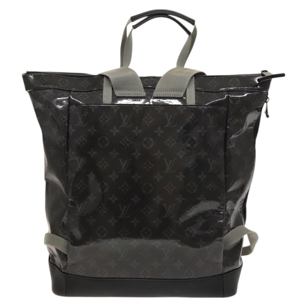 Louis Vuitton Zipped Tote Limited Edition Monogram Eclipse Glaze Canvas Black Canvas Backpack Bag (Authentic  )