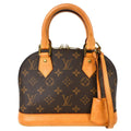 Louis Vuitton Alma Handbag Monogram Canvas Brown Canvas Handbag ( )