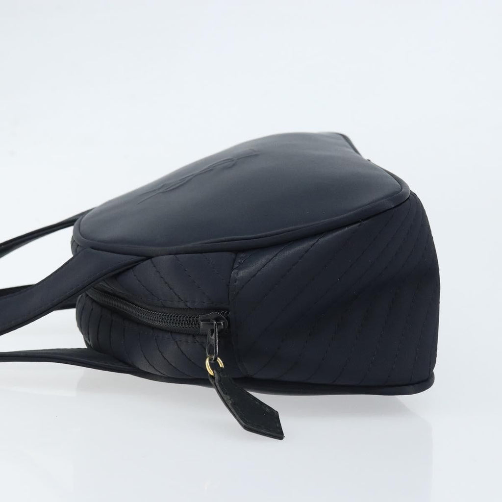 Saint Laurent Vintage Handbag Nylon Black Nylon Handbag (Authentic  )