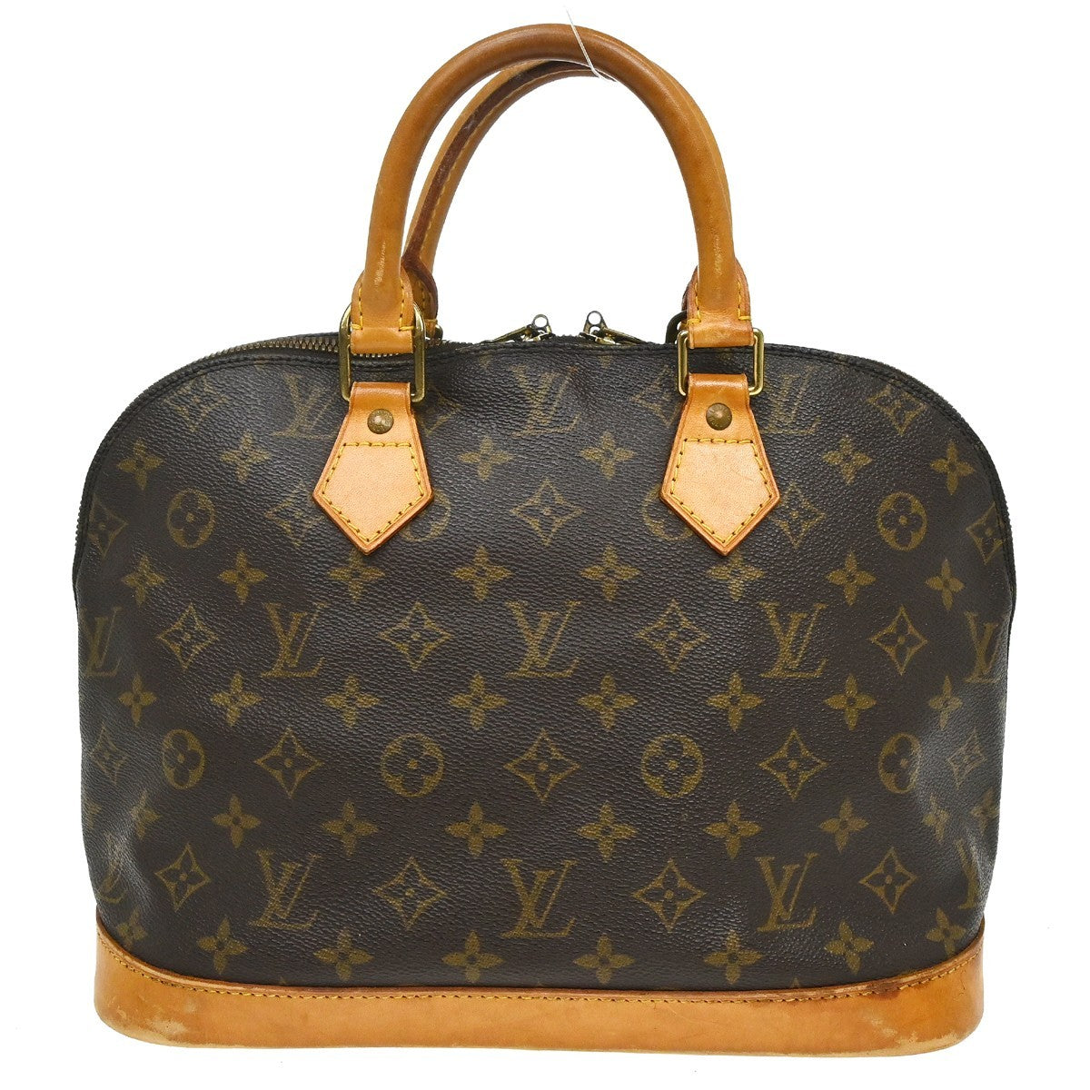 Louis Vuitton Alma Handbag Monogram Canvas Brown Canvas Handbag ( )