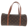 Louis Vuitton Papillon Handbag Monogram Canvas Brown Canvas Handbag ( )