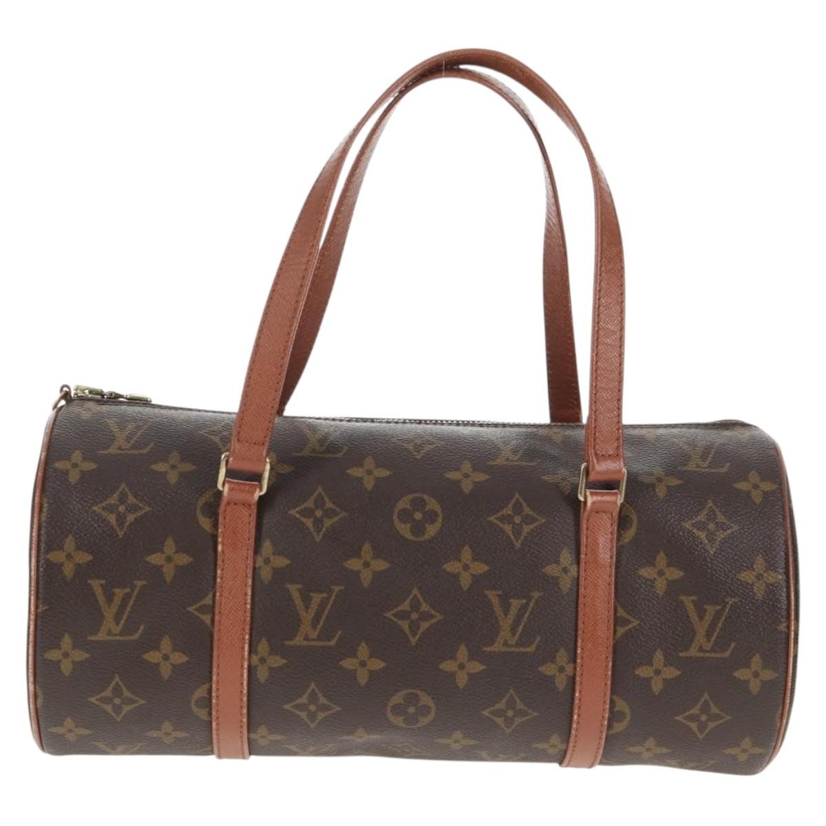 Louis Vuitton Papillon Handbag Monogram Canvas Brown Canvas Handbag ( )
