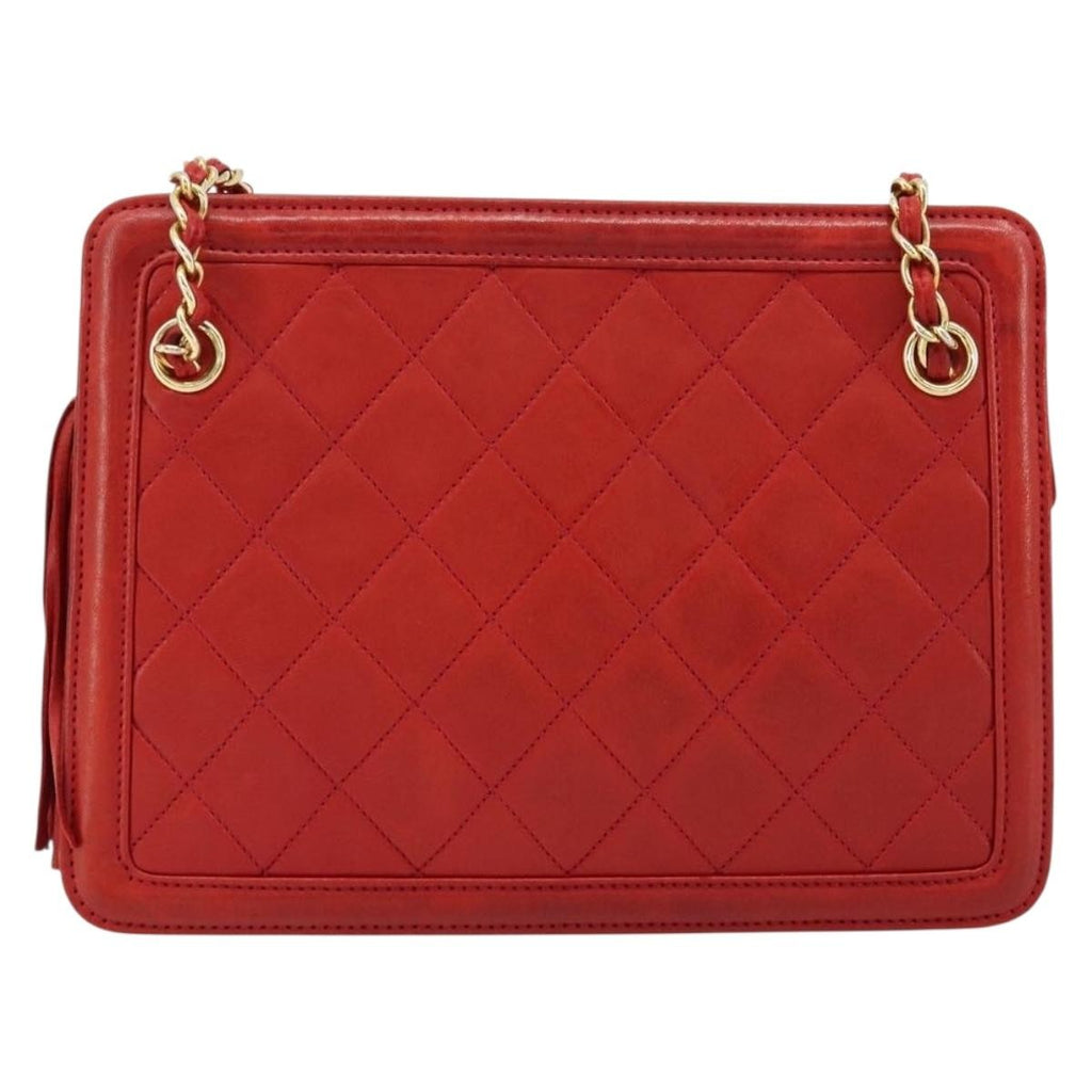 Chanel Chain Clutch Leather Multicolour Leather Handbag ( )