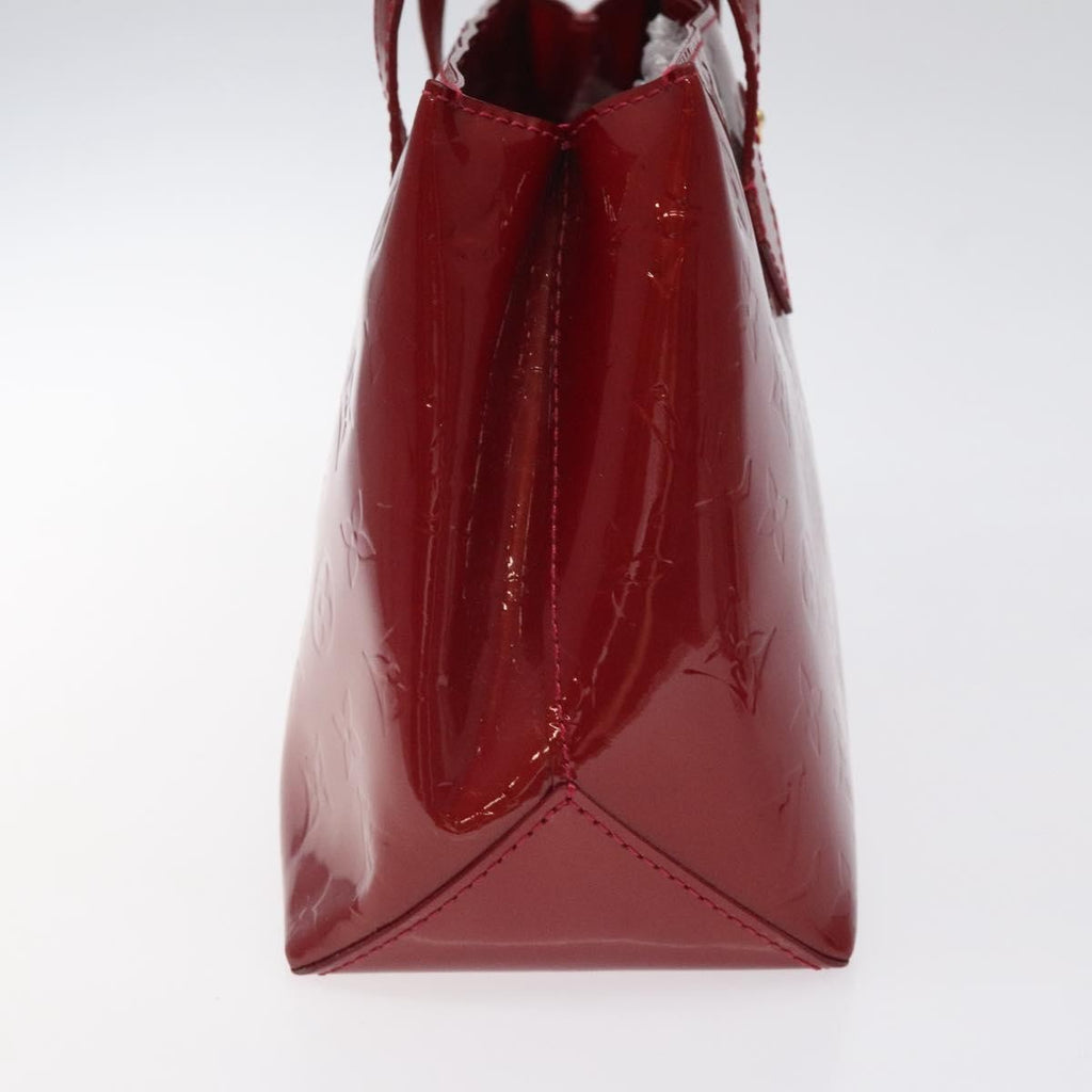 Louis Vuitton Wilshire Handbag Monogram Vernis Red Patent_Leather Handbag (Authentic  )