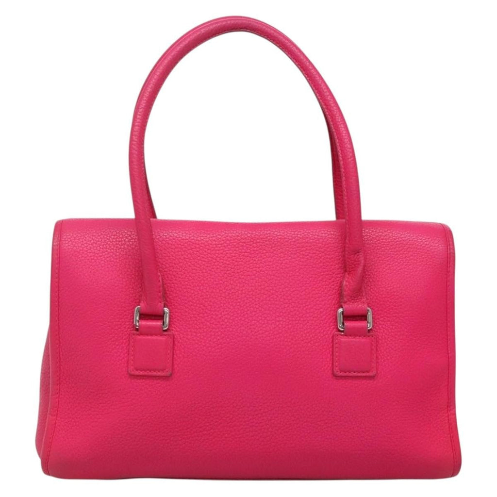 Loewe Alamo Handbag Leather Pink Leather Handbag (Authentic  )
