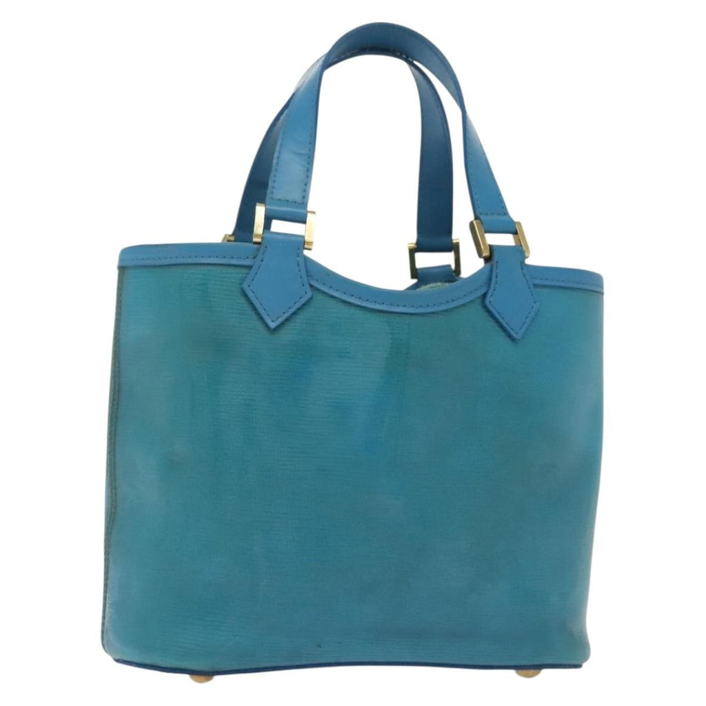 Louis Vuitton Plage Lagoon Bay Handbag Vinyl Epi Leather Blue Leather Bag (Authentic  )