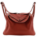 Hermes Lindy Bag Togo Orange Leather Shoulder Bag Bag (Authentic  )