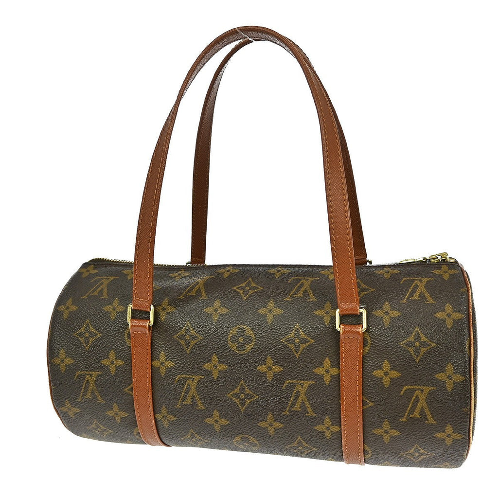 Louis Vuitton Papillon Handbag Monogram Canvas Brown Canvas Handbag ( )