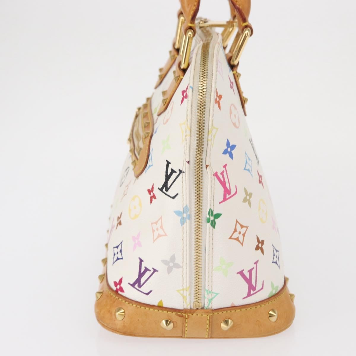 Louis Vuitton Alma Handbag Monogram Multicolor Multicolour Canvas Handbag (Authentic  )