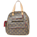 Louis Vuitton Excentri-Cite Handbag Monogram Canvas Brown Canvas Handbag (Authentic  )