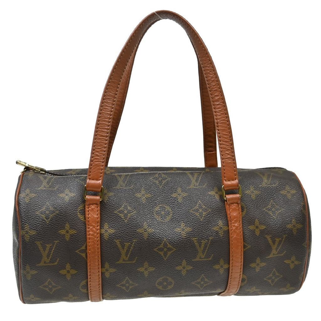 Louis Vuitton Papillon Handbag Monogram Canvas Brown Canvas Handbag ( )