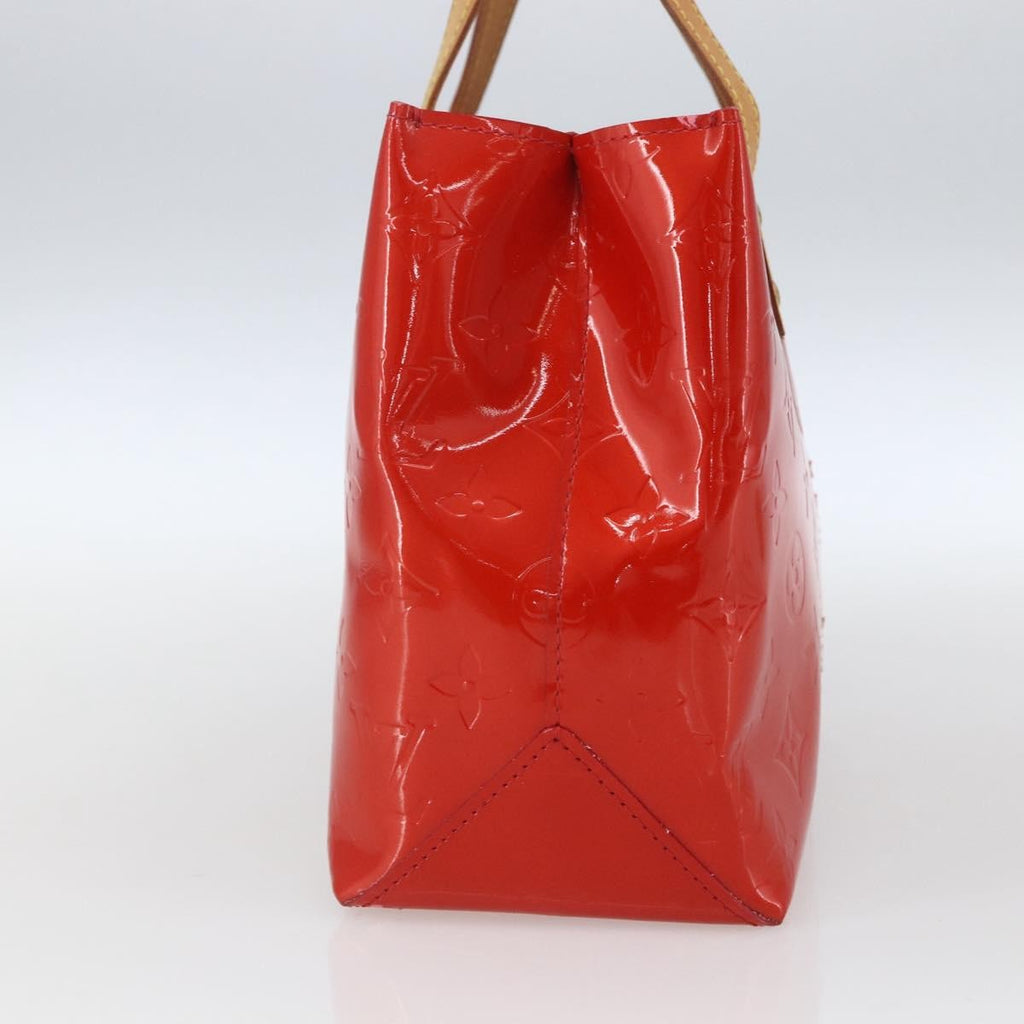 Louis Vuitton Reade Handbag Monogram Vernis Red Patent_Leather Handbag (Authentic  )