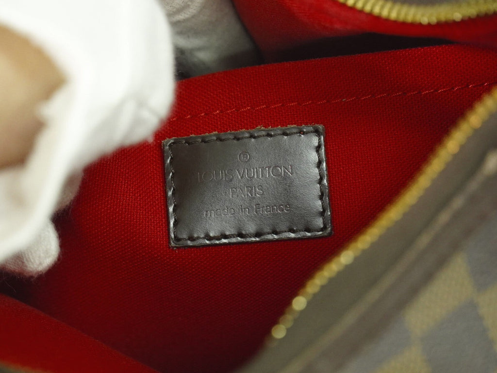 Louis Vuitton Thames Handbag Damier Brown Canvas Bag (Authentic  )