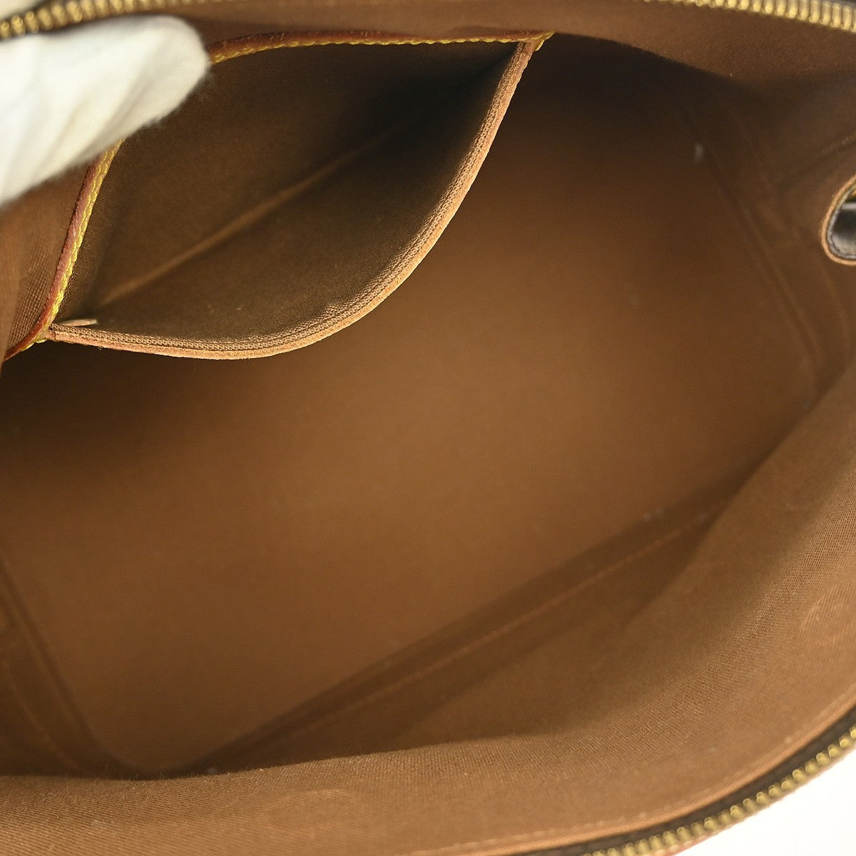Louis Vuitton Alma Handbag Monogram Canvas Brown Canvas Handbag (Authentic  )