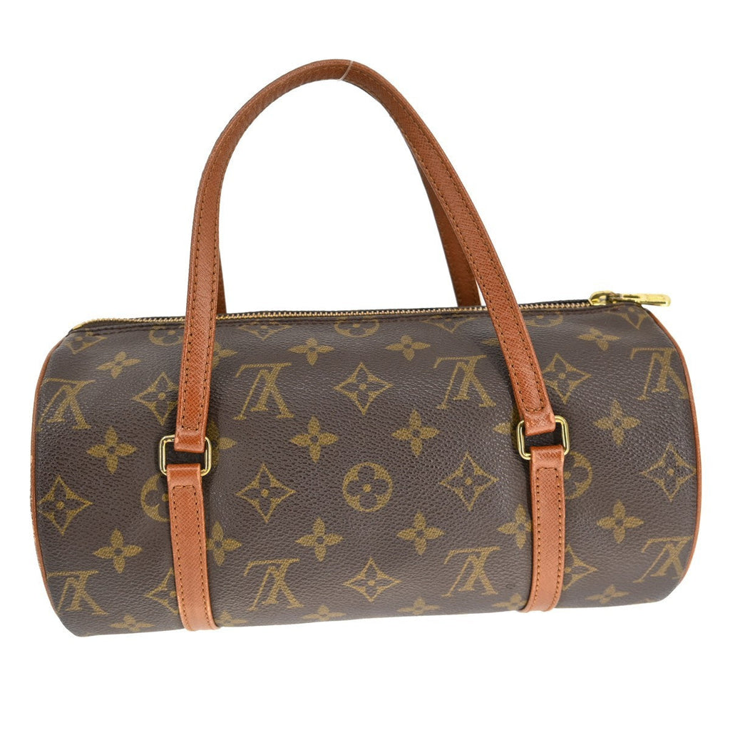 Louis Vuitton Papillon Handbag Monogram Canvas Brown Canvas Handbag ( )