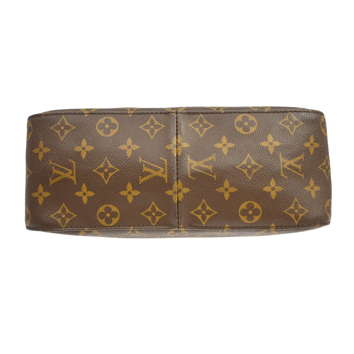 Louis Vuitton Monogram Looping Handbag Monogram Canvas Brown Canvas Handbag (Authentic  )