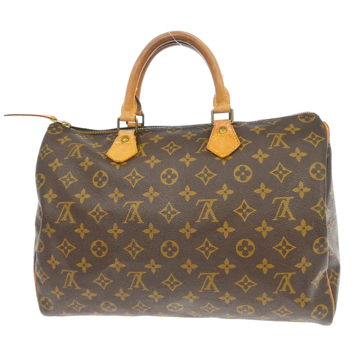 Louis Vuitton Speedy Handbag Monogram Canvas Brown Canvas Handbag ( )