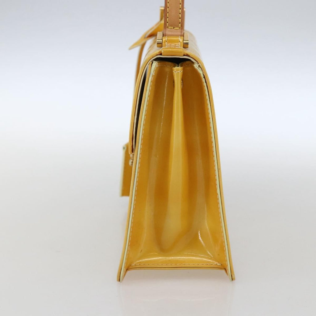 Louis Vuitton Spring Street Nm Handbag Patent Leather Yellow Patent_Leather Handbag (Authentic  )